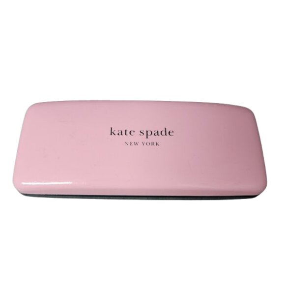 Kate Spade New York Pink and Green Hardshell Glasses Case - Picture 1 of 7